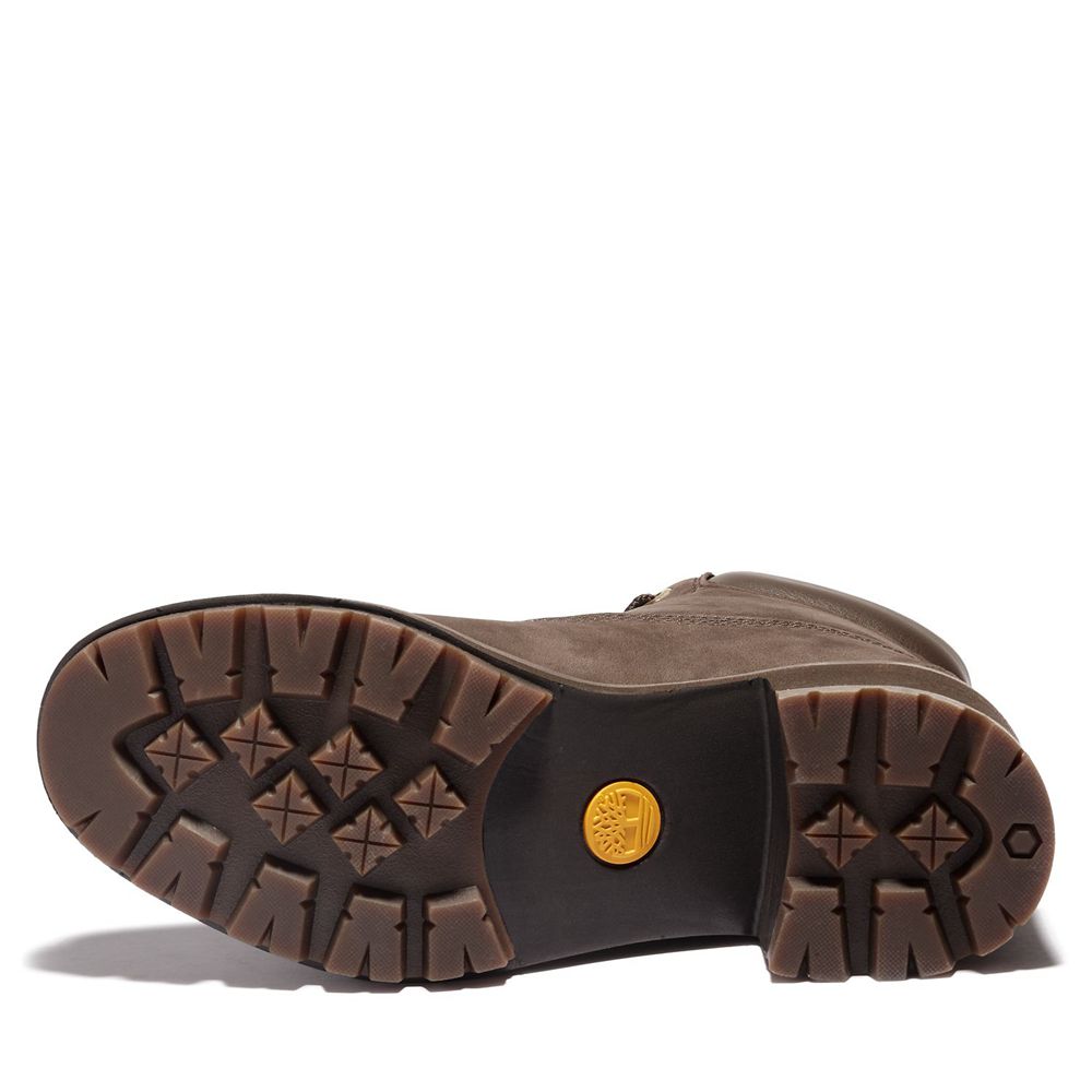 Bototos Timberland Mujer 6-Inch Kinsley Waterproof Marrones Oscuro - Chile OQX-079842